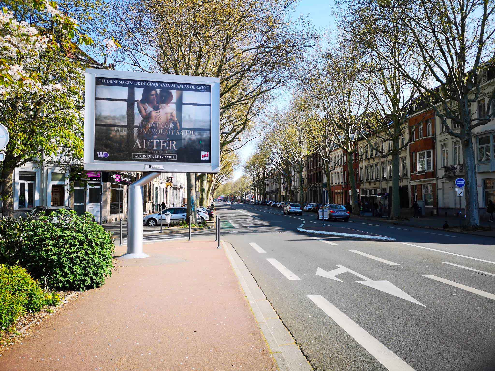 affichage publicitaire; Lille