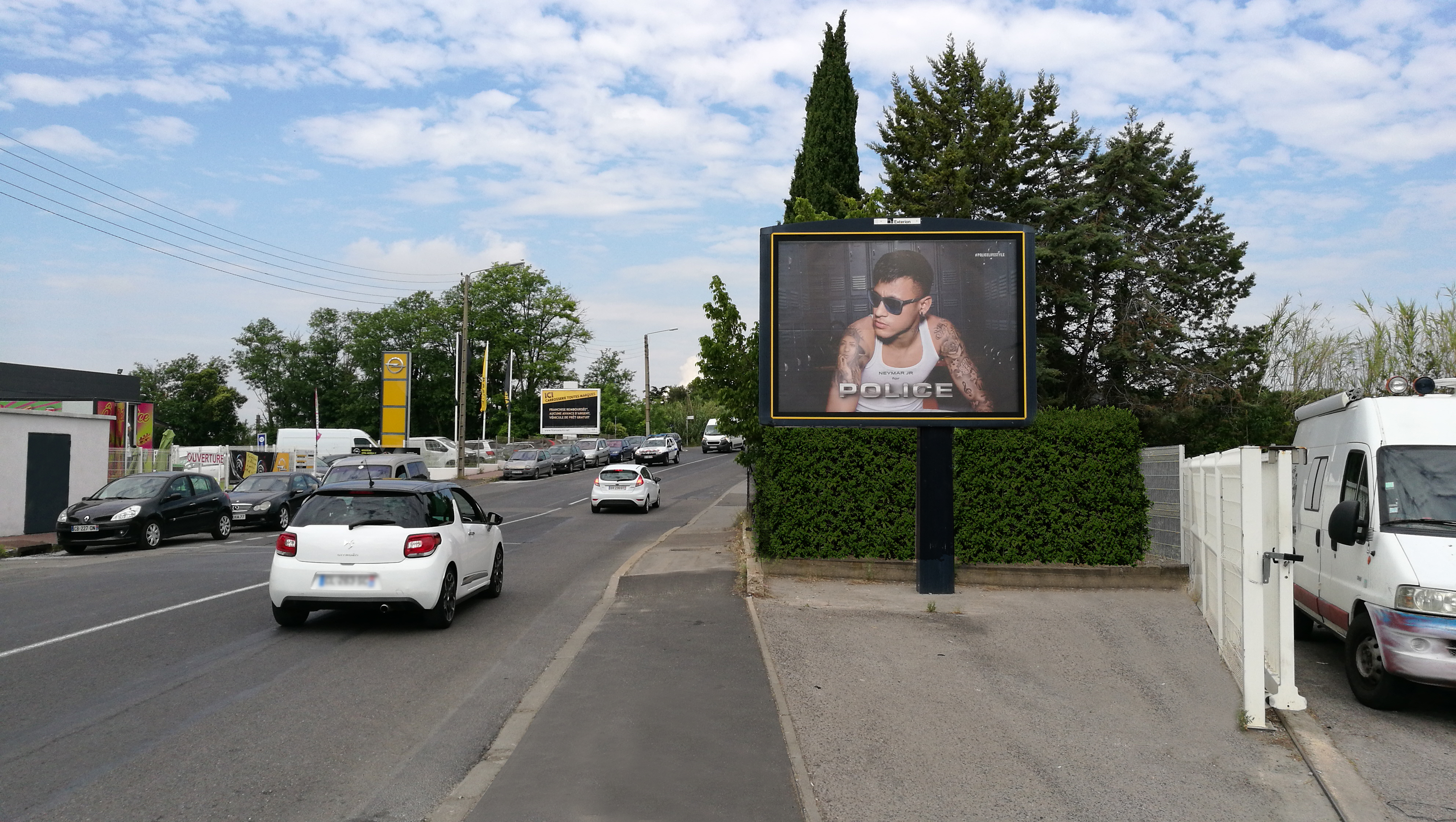 affichage publicitaire; Montpellier