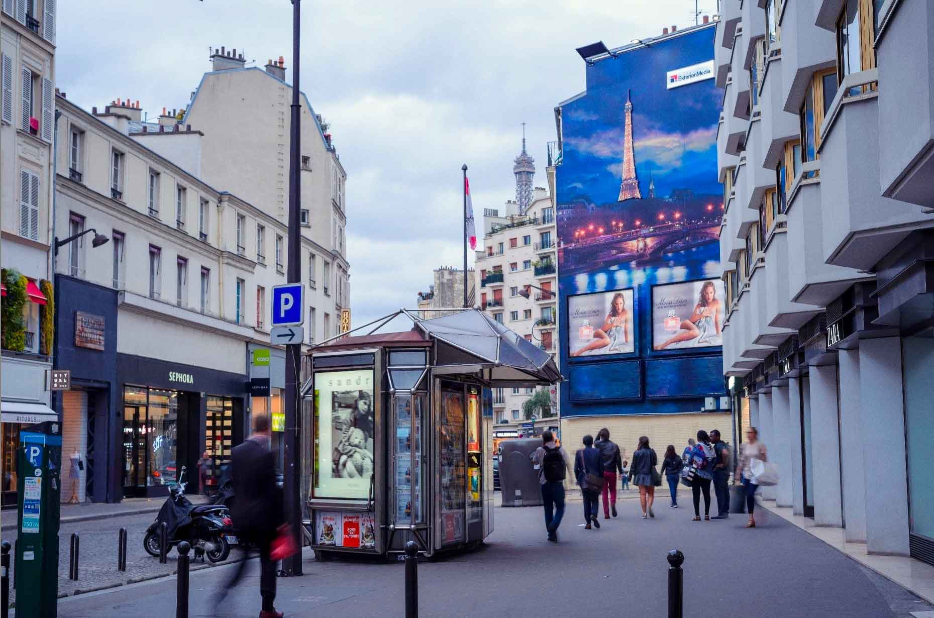 affichage publicitaire; Paris