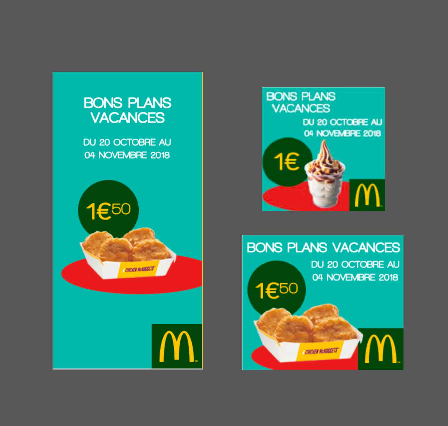 Campagne display - McDonald's